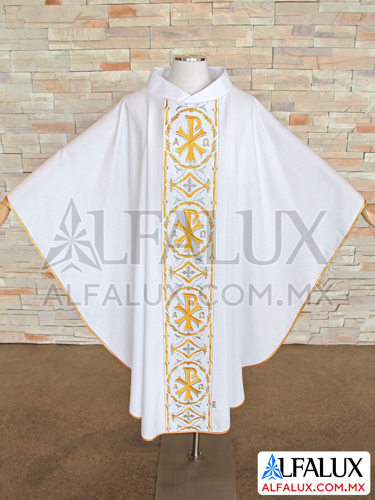 20 CRISMON Alfalux Casulla Central Blanco 343